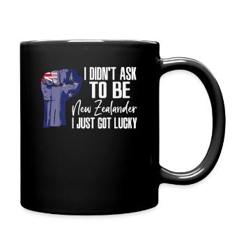 Le drapeau néo-zélandais fièrement cultivé - Mug uni - noir - Droite