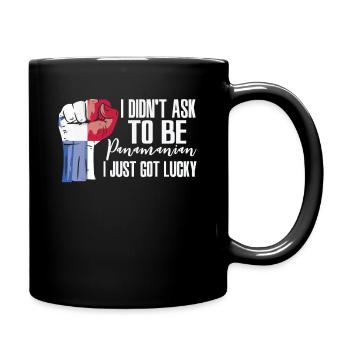 Panamanian Pride Panama Flag Grown Panamanian - Full Colour Mug - black - Right