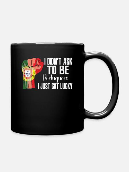 Fierté portugaise Drapeau portugais - Mug uni - noir