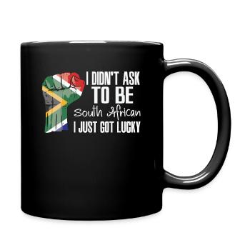 South African Pride South Africa Flag Grown South - Full Colour Mug - black - Right