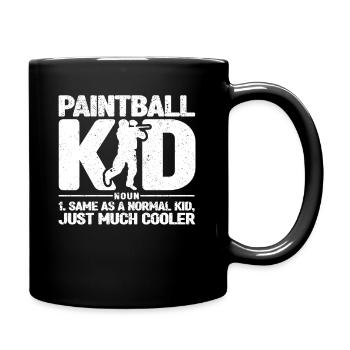 Paintball Enfant Définition Paintball Enfants luxure - Mug uni - noir - Droite