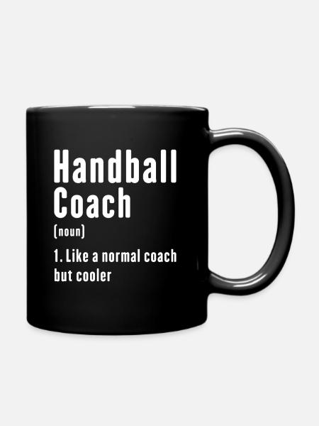 Handball Coach cool handballaller - Mug uni - noir