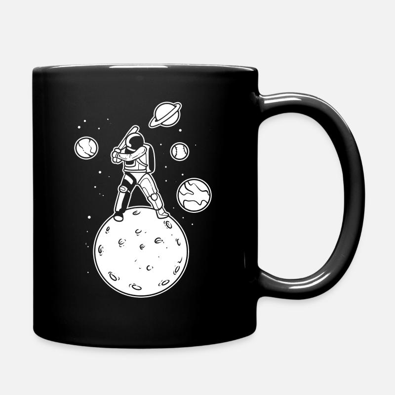 Baseball -Astronaut Baseballspieler - Tasse einfarbig - Schwarz