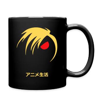 Vie d’anime : Vie d’anime de style manga - Mug uni - noir - Droite