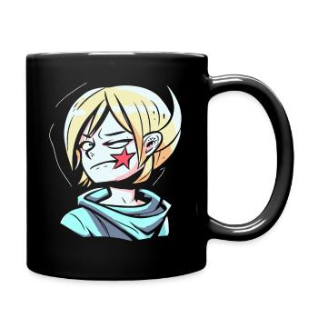 Met by Anime: Manga Anime Girl - Full Colour Mug - black - Right