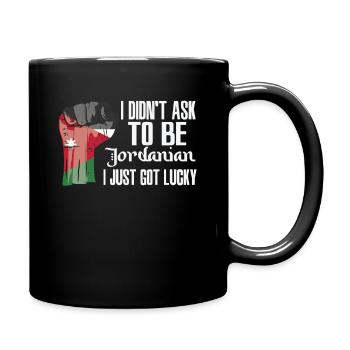 Fierté jordanienne Drapeau jordanien cultivé - Mug uni - noir - Droite