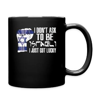 Fierté israélienne Drapeau israélien cultivé - Mug uni - noir - Droite