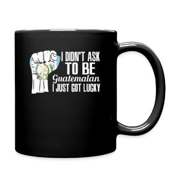 Guatemalan Pride Guatemala Flag Grown Guatemalan - Full Colour Mug - black - Right