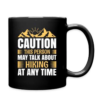Caution - Tasse einfarbig - Schwarz - Rechts