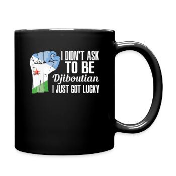Djiboutian Pride Djibouti Flag Grown Djiboutian - Full Colour Mug - black - Right