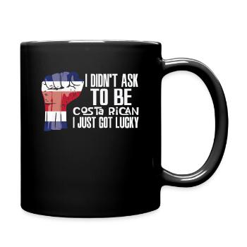 Costa Rican Pride Costa Rica Flag Grown Costa - Full Colour Mug - black - Right