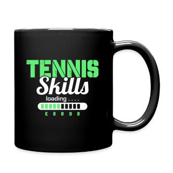 Magasin de compétences de tennis... ERREUR - Mug uni - noir - Droite