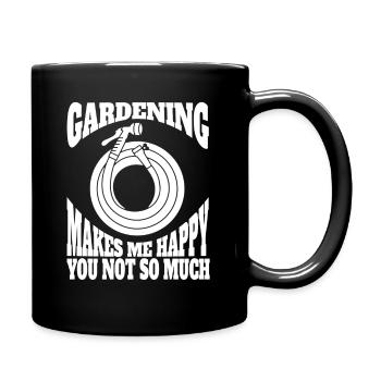Garden, gardening, gardening, hobby gardener, gardener - Full Colour Mug - black - Right