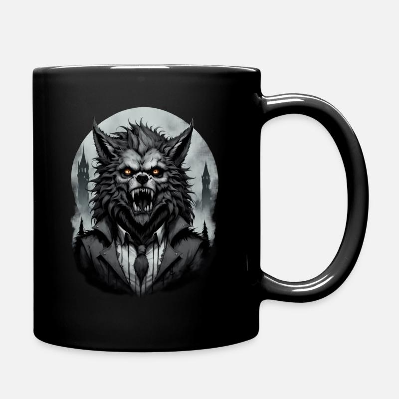 WERWOLF im Kostüm 6 - Tasse einfarbig - Schwarz