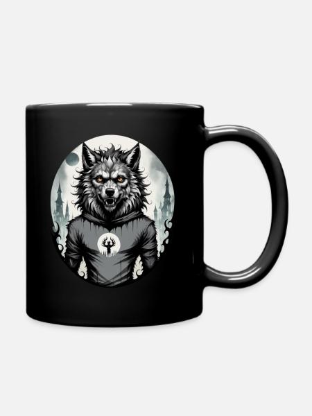 LOUP GAROU ado 7 - Mug uni - noir