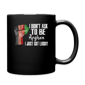 Fierté afghane Le drapeau afghan s’est développé - Mug uni - noir - Droite