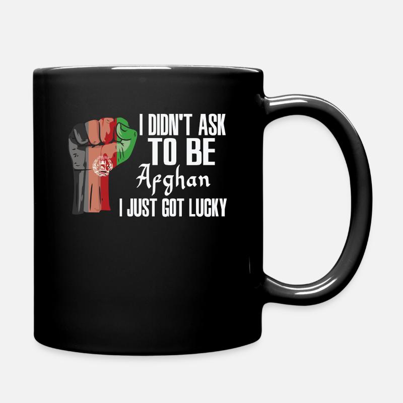 Fierté afghane Le drapeau afghan s’est développé - Mug uni - noir