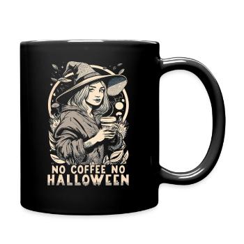 No Coffee No Halloween Coffee Lover Witch - Full Colour Mug - black - Right