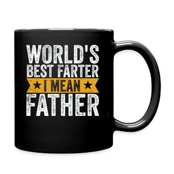 Le meilleur agriculteur du monde, je veux dire père - Mug uni - noir - Droite
