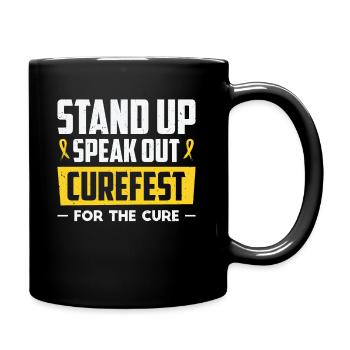 CureFest 2023 CureFest For Childhood Cancer Wear - Full Colour Mug - black - Right