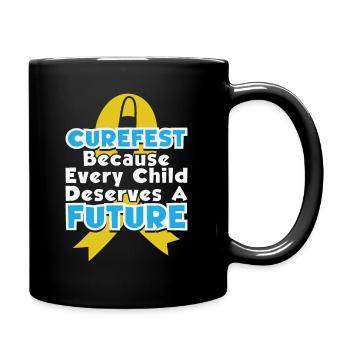CureFest 2023 CureFest pour les patients atteints de cancer infantile - Mug uni - noir - Droite