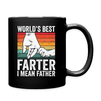 World's Best Farter I Mean Father - Full Colour Mug - black - Right
