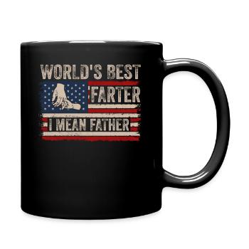 Le meilleur agriculteur du monde, je veux dire père - Mug uni - noir - Droite