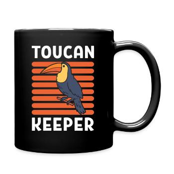 Wildlife Toucan Bird Vogelrehabilitator - Tasse einfarbig - Schwarz - Rechts