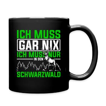 I don't have to do anything, I just have to go to the Black Forest g - Full Colour Mug - black - Right
