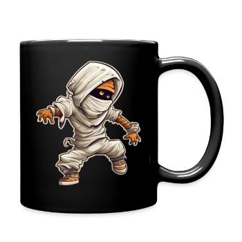 Mummy Dance - Tasse einfarbig - Schwarz - Rechts