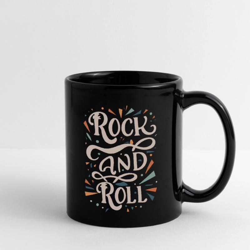 Devise de la déclaration rock and roll Mug uni