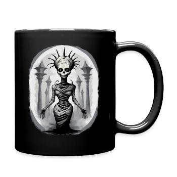 Portrait of a mummy 4 - Full Colour Mug - black - Right