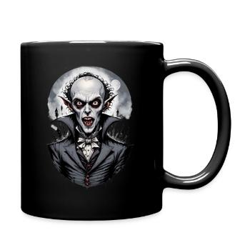 un vampire souriant 6 - Mug uni - noir - Droite