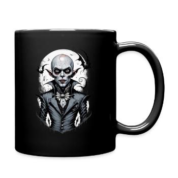 Ein lächelnder Vampir 7 - Tasse einfarbig - Schwarz - Rechts
