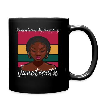 Juneteenth 1865 Se souvenir de mes ancêtres - Mug uni - noir - Droite