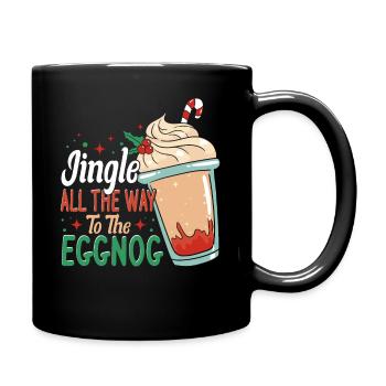 Jingle All The Way To The Eggnog Crème glacée pour femmes - Mug uni - noir - Droite