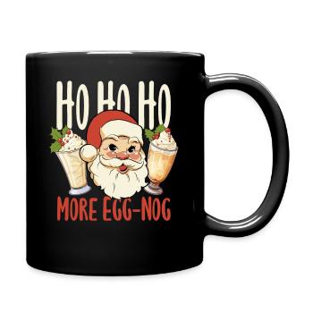 Ho Ho Ho More Eggnog Men Women Ice Cream Christmas - Tasse einfarbig - Schwarz - Rechts