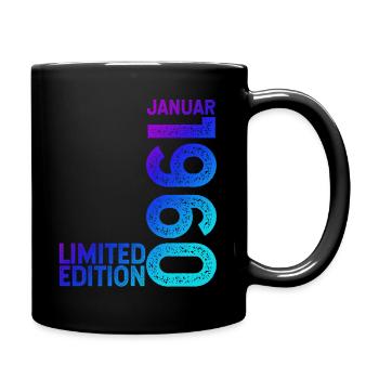 Edition limitée Janvier 1960 Année du cadeau de naissance 1 - Mug uni - noir - Droite