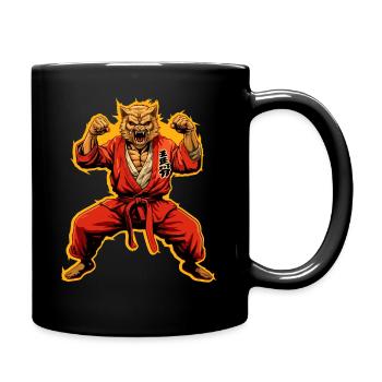 Le meilleur chat d’arts martiaux - Mug uni - noir - Droite