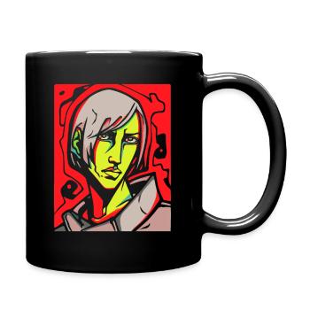 Ein cooler, gutaussehender Anime-Typ - Tasse einfarbig - Schwarz - Rechts