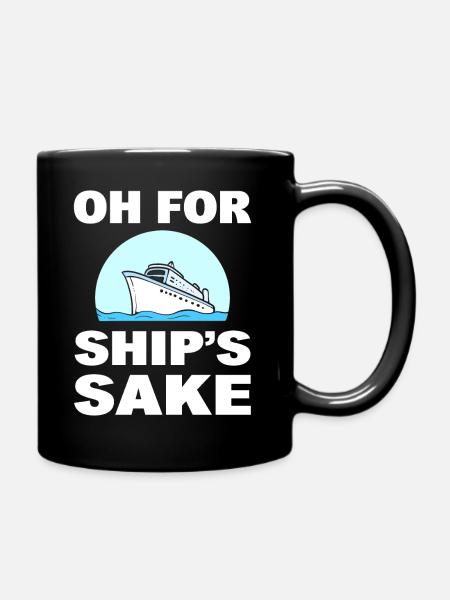 Kreuzfahrturlaub Tourist - Tasse einfarbig - Schwarz
