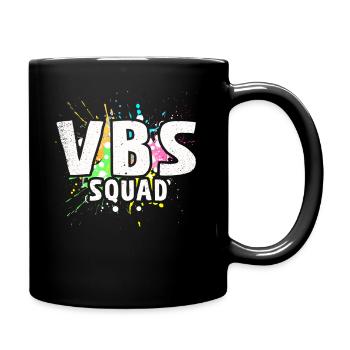 VBS Squad Bibel Shool - Tasse einfarbig - Schwarz - Rechts