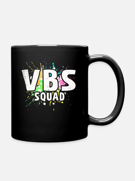 VBS Squad Bibel Shool - Tasse einfarbig - Schwarz