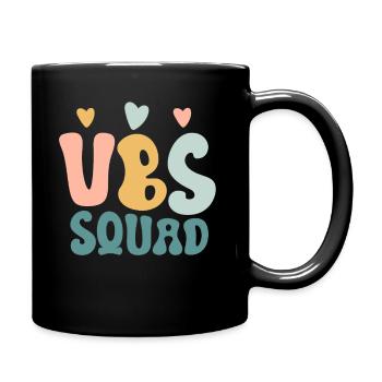 VBS Squad Bibel Shool - Tasse einfarbig - Schwarz - Rechts
