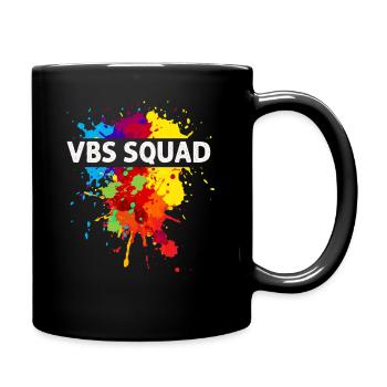 VBS Squad Bibel Shool - Tasse einfarbig - Schwarz - Rechts
