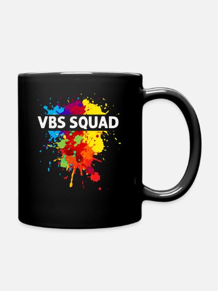 VBS Squad Bibel Shool - Tasse einfarbig - Schwarz