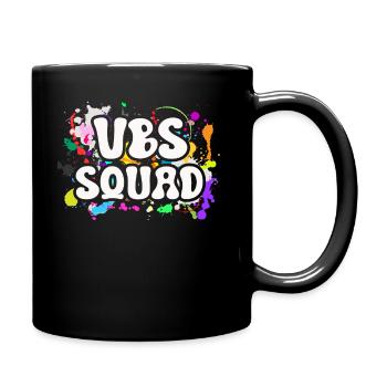 VBS Squad Bibel Shool - Tasse einfarbig - Schwarz - Rechts