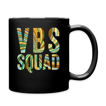 VBS Squad Bibel Shool - Tasse einfarbig - Schwarz - Rechts