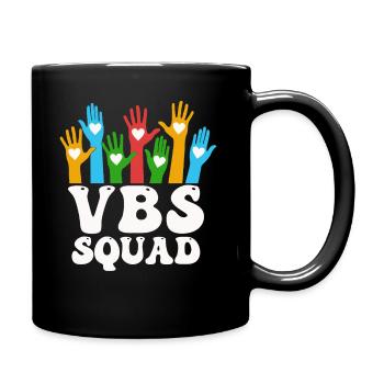 VBS Squad Bibel Shool - Tasse einfarbig - Schwarz - Rechts