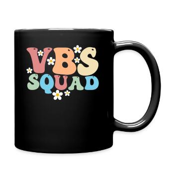 VBS Squad Bibel Shool - Tasse einfarbig - Schwarz - Rechts